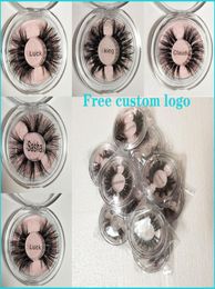 Newest 25MM 3D Mink Eyelashes False Eyelashes 100 Mink Eyelash Extension 5d Mink Lashes Thick Long Dramatic Eye Lashes DHL 7176844