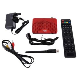 Connectors Compact 1080P DVBS2 Digital FTA Satellite Receiver with IKS, PVR Recording, EPG, Power Vu Support & 5370 USB Wifi Adapter