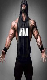 New Arrival Bodybuilding Stringer Hoodies Stringer Hoodie Fitness Brand Tank Top Men Clothing Cotton Pullover Hoody2528457