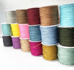 Jewellery MakingJewelry Findings Components 100MRoll 08mm Nylon Cord Thread Chinese Knot Macrame Cord Bracelet Braided String DIY 9203755