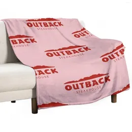 Blankets Outback Steakhouse Resto Throw Blanket Plush Fluffy Softs For Bed Beach