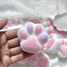 10PCS Decompression Toy Mochi Taba Squishy NEW Fidget Toy Mini Kaii Plush Cat P Silicone Small Cat P Cute Pink Cat Foot