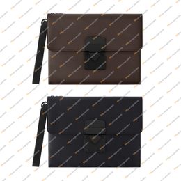 Men Fashion Casual Designe Luxury S LOCK POCHETTE Bags Clutch Bags Totes Handbag Messenger Bag TOP Mirror Quality M82598 Pouch Purse