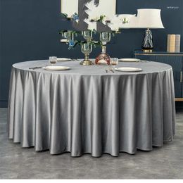 Table Cloth 2024Table Fabric Thickened Silk El Round Restaurant Household