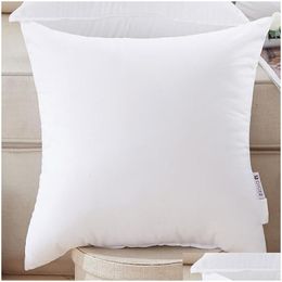 Cushion/Decorative Pillow Sublimation Pillowcase Heat Transfer Printing Ers Blank Cushion 40X40Cm Without Insert Polyester Lx3230 Drop Dh3Dx