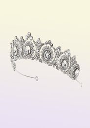 New Western Style Bridal Crown Headband Gorgeous Crystal Bride Headpiece Hair Accessories Wedding Tiaras Hair Jewellery Party Gift C9272743