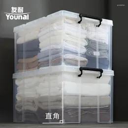 Storage Bags Toy Thickened Quilt Oversized Box Plastic Household Sorting Transparent Right Snack Clothes Angle