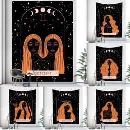 Tapestries Pretty Girl Scene Home Decor Art Tapestry Hippie Boho Wall Hanging Yoga Mat Room Sheets