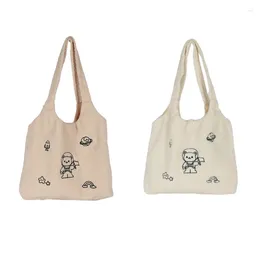 Bag Winter Plush Shoulder Women Soft Tote Embroidery Shopper