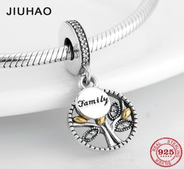 High quality 925 Sterling Silver Family Tree Of Life Charms Pendants Fit Original Bracelet Necklace DIY Jewellery making CJ1911163444834