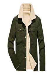 Men039s Jackets Winter Bomber Jacket Men Pilot Aviation Warm Male Fur Collar Army Green Tactical Mens Coats6991230