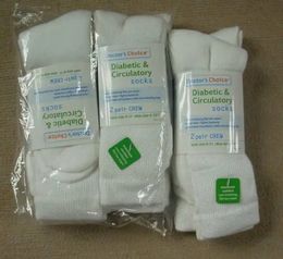 2pairs Non Elastic Socks 100% cotton high quality for Diabetic Foot care gift for old people SOCK 9-11 240517