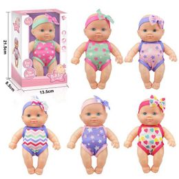 Other Toys Touching the Imitation Baby Doll Enamel Doll Childrens Soft Rubber Toy Gifts s5178