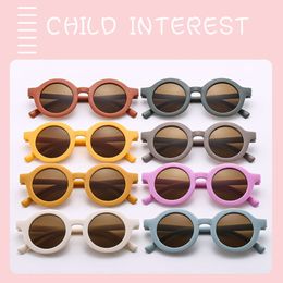 New Fashion Children's Personalized Trend Cool Sunshade And UV Protection Baby Sunglasses L2405