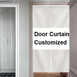 Ofat Home Customised Door Curtain Japanese Noren Room Pendant Kitchen Privacy Protection Curtains 240516