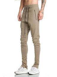 New Design Men Sportswear Pants Casual Elastic Mens Fitness Workout Pants skinny Sweatpants Trousers Jogger Pants For Males2860218