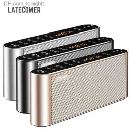 Speakers Portable Speakers Latecomer Q8 New Bluetooth Speaker Highdefinition dual Portable Wireless speakers with Mic TF FM Radio Loudspea