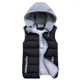 Women's Vests Women Autumn Removable Hooded Thick Waistcoats Female Winter Warm Jackets Lady Cardigan Down Outerwear Vest