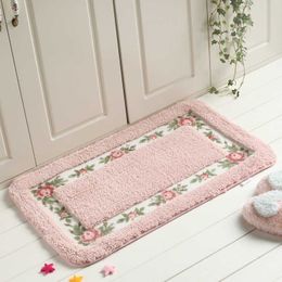 Carpets Weiqi enters the room with floor mat bedroom window carpet entrance door bathroom absorbent foot and anti-skid H240517