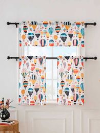 Window Treatments# 140 * 46CM (1 piece) 68 * 60CM 60 * 91CM (2 pieces) cartoon series kitchen curtains suitable for kitchen living room and study Y240517