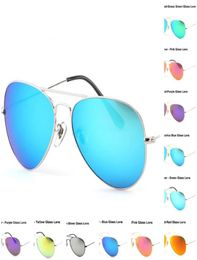 High Quality Polarised Sunglasses For Men Women Pilot Aviation Fashion Summer Shades Mirror Lenses Metal Frame Eyeglasses UV400 Dr7105230