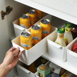 Storage Bottles Plastic Box Case Kitchen Cabinet Containers Spice Organiser Desketop Sundries Home Refrigerator