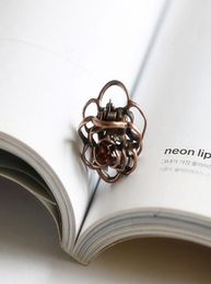 Fashion Jewellery Women039s Metal Hairpin Hair Clip Bobby Pin Lady Cute Hollow Out Rose Barrette Hair Accessories S4808214470