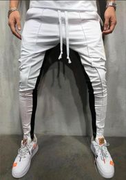 Autumn New Men High Street Sweatpants Trousers Male Side Stripe Hip Hop Sweatpants Jogger Pants Streetwear M3XL6353741
