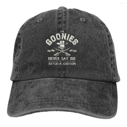 Ball Caps Summer Cap Sun Visor Vintage Circa 1985 Hip Hop The Goonies Movie Cowboy Hat Peaked Hats