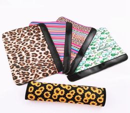 Car Seat Belt Covers Neoprene SeatBelt Sleeves Leopard Cactus Car Safety Seat Belt Pad Cover BBA154011482