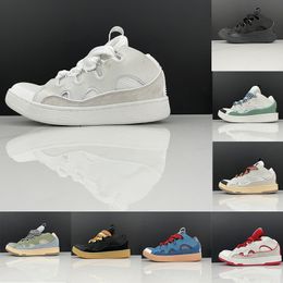 Sıradan Ayakkabı Lüks Lavinss Deri Curb Sabah Tasarımcı Ayakkabı Kadın Sneaker Calfskin Kauçuk Nappa Platform Lavines Lavines Erkek Eğitmenler 35-46 Chaussure