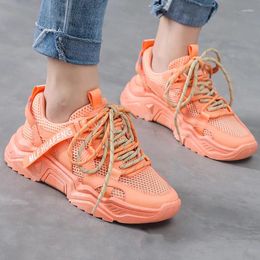 Fitness Shoes 2024 Women Platform Sneakers Designers Chunky Breathable Old Dad Female Fashion Casual Woman Trainers