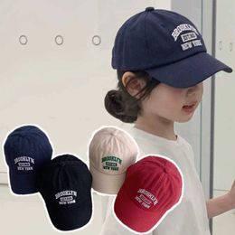 Caps Hats Korean Embroidered Baby Baseball Hat Summer Outdoor Baby Boys and Girls Sun Hat Adjustable Baby Kids Foot Hat WX