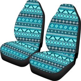 Car Seat Covers Southwestern Style Cover Front African Stripe Aztec Geometric Print Vehicle Cushions For Most Cars Set Of 2