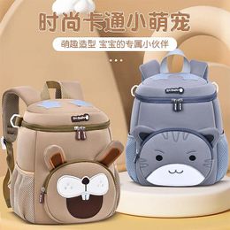 School Bags Kindergarten Kids Backpack Boys Cartoon Cute Shoulders Lightweight Breathable Waterproof Schoolbag Mini Backpacks