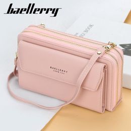 Evening Bags Baellerry Fashion Crossbody For Women Wallet Ladies PU Leather Purse Clutch Multifunctional Phone Pocket Messenger 2613