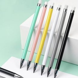 6 PcsSet Eternal Pencil Unlimited Writing Pen Art Sketch No Ink Magic Pencils Kawaii HB School Supplies Stationery 240511
