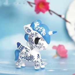 Blind box Blind Box Toys Kawaii Tokidoki Unicorno Family Series 8 Figure Action Surprise Box Cute Character Model Fairy For Girls Gift Y240517