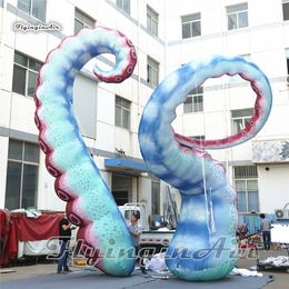 Großhandel simuliertes Tiefseetier aufblasbares Tintenfisch -Bein Riese Riese aufblasen Marine Octopus Tentacle für die Konzertbühne und Parkdekoration