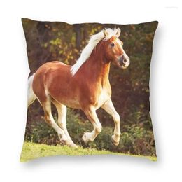 Pillow Haflinger Horse Cover 45x45cm Decoration 3D Printing Animal Throw Case For Living Room Double-sided