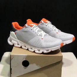 New Fashion Designer White grey orange splice casual Tennis shoes for men and women ventilate Running shoes Lightweight Slow shock Outdoor Sneakers dd0506A 36-45 8