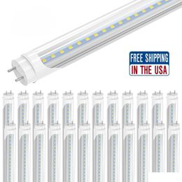 Led Tubes Stock In Usa - 4Ft Tube Lights T8 18W 20W 22W Smd2835 4 Foot Fluorescent Bbs 1200Mm 85V-265V G13 Shop Light Lighting Drop D Dhhnp