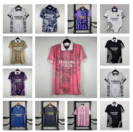 Chinese dragon Pink Football Shirt thailand BELLINGHAM VINI JR soccer jerseys Tchouameni Hot sale 2023 2024 Real Madrids CAMAVINGA ALABA Rodrygo men kit uniform XXL