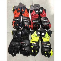 Special gloves for riding Dennis D3 Colour Fibre motorcycle leather touch screen anti drop