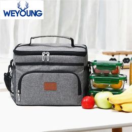 15L Portable Lunch Bags Insulated Bag Thermal for Outdoor Camping Waterproof Tote Travel Picnic Cooler Food Bento 240508