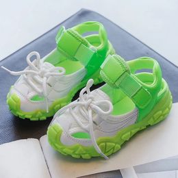 Children Shoes Casual Sandals Kids Baby Girls Boys Beach Nonslip Outdoor Sneakers Comfortable Child Sandles 240506