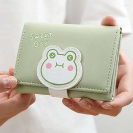 Wallets Short Cute Wallet Fashion Coin Purse Soft Leather Thin Women Small