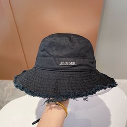 Black jacq hat Le Bob Artichaut same style pure cotton summer large brimmed fisherman hat
