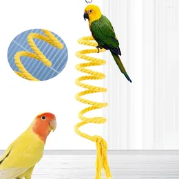 Other Bird Supplies Parrot Ladder Rotating Swing Climbing Toy Hanging Pole Pet Stand Training Accessories Bite