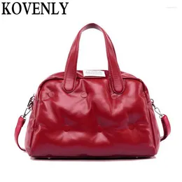 Bag Luxury Women Handbag Pillow For 2024 Winter Soft Eiderdown Bags Waterproof Cotton Leather Crossbody Female Satchel